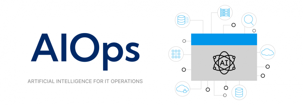 AIOps platform analyzing IT operations data in real time