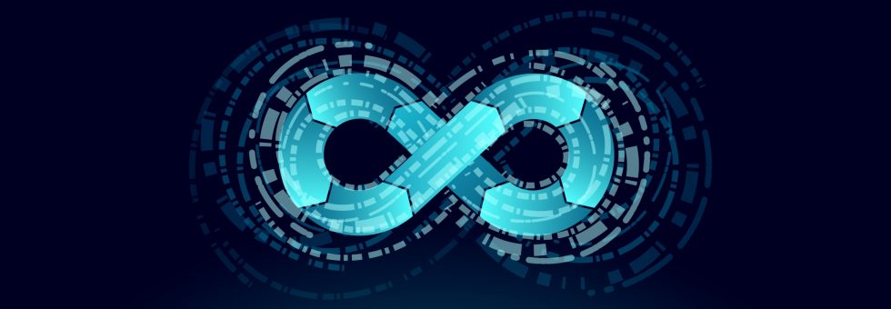 DevOps Test Toolchain workflow showing testing and monitoring across the SDLC