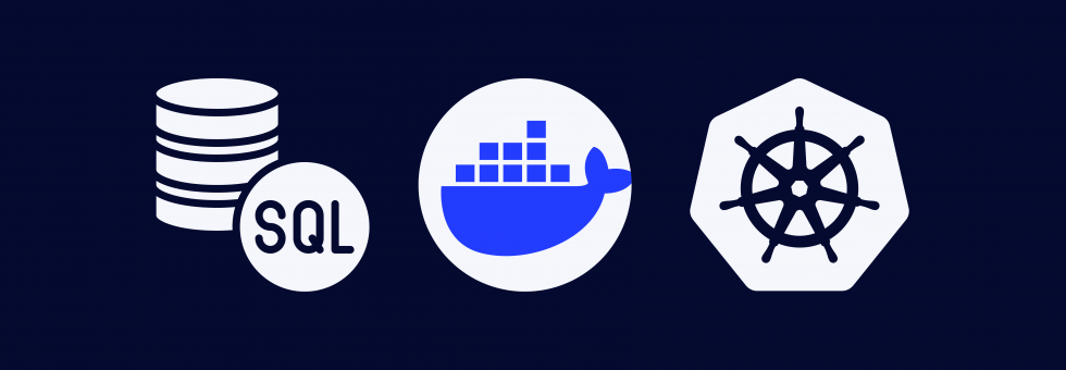 PostgreSQL database running in a Docker container with scalable setup