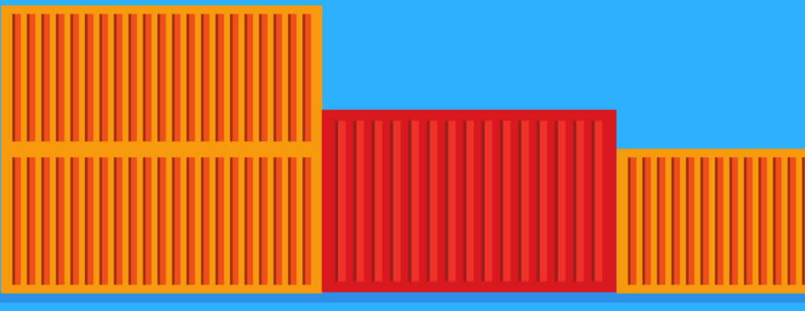 Docker containers running a .NET application using multi-stage Dockerfile