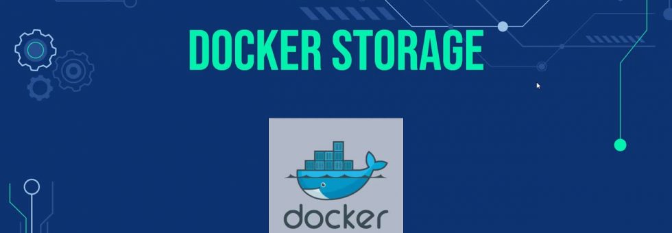 Docker volumes diagram showing data persistence between containers