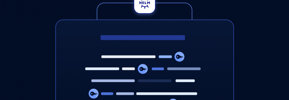 Diagram illustrating Helm Kubernetes Management for containerized application deployment