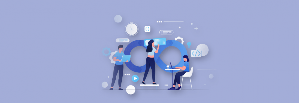 Diagram showing Jenkinsfile multi-branch pipeline for Docker builds and deployments