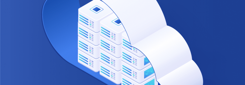 A visual representation of Infrastructure as Code (IaC) automating software infrastructure provisioning.